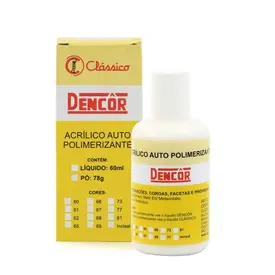 Resina Acrílica Autopolimerizável Dencor Pó Incisal 78g – Clássico
