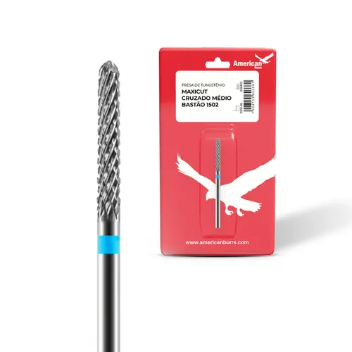 FRESA TUNGSTENIO MAXICUT CRUZ MEDIO PERA 1508 - AMERICAN BURRS