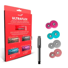 Kit Disco de Lixa Ultraflex com Sistema de Encaixe Rápido – American Burrs
