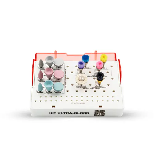 KIT ACABAM/POLIM RESINA ULTRAGLOSS 9POL+4ESC+BROQ - AMERICAN BURRS