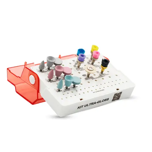 KIT ACABAM/POLIM RESINA ULTRAGLOSS 9POL+4ESC+BROQ - AMERICAN BURRS