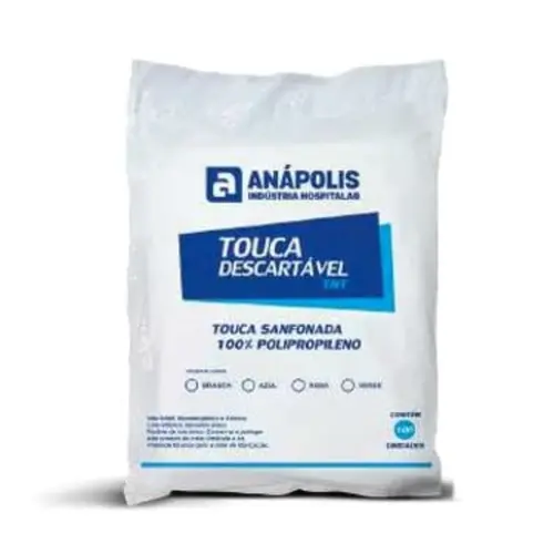 TOUCA DESCARTAVEL TNT C/100 UNIDADES - ANAPOLIS