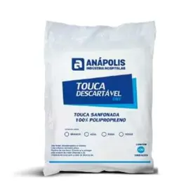 TOUCA DESCARTAVEL TNT C/100 UNIDADES - ANAPOLIS