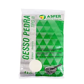GESSO PEDRA AMARELO TIPO III - 1KG - ASFER