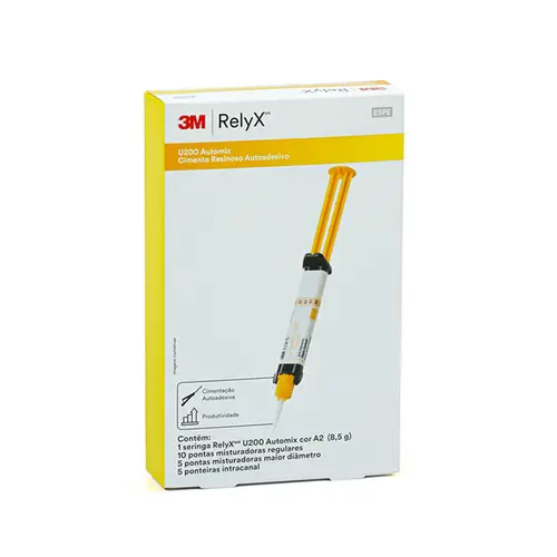 CIMENTO RESINOSO AUTO ADESIVO RELYX U200 COR A2 AUTOMIX 8,5G - SOLVENTUM