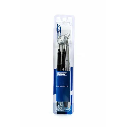Kit Clínico Colorido Black 4 Peças - Golgran