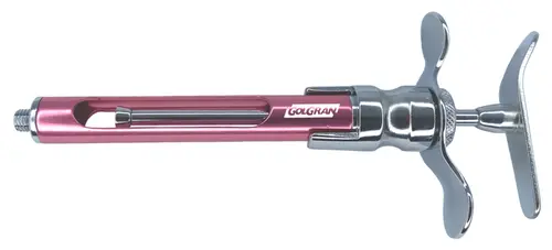SERINGA CARPULE COM REFLUXO ROSA GOLGRAN