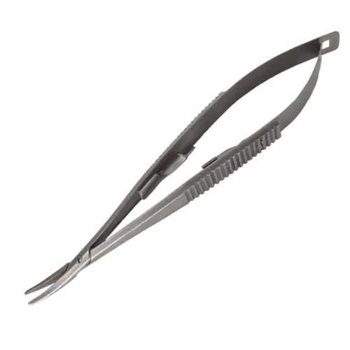 PORTA AGULHA CASTROVIEJO CURVO 14CM -  GOLGRAN