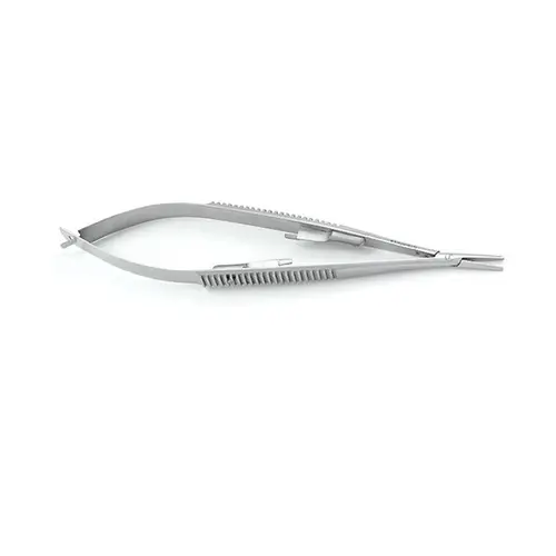 PORTA AGULHA CASTROVIEJO SIMPLES RETO 14CM GOLGRAN