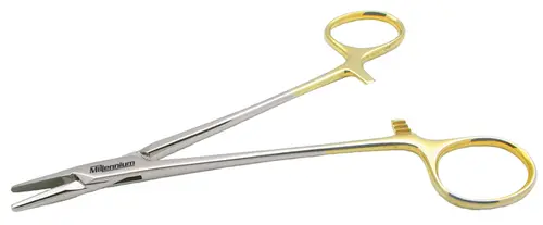 PORTA AGULHA MAYO HEGAR 14 CM C/VIDEA GOLGRAN