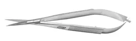 TESOURA CASTROVIEJO 14CM RETA COM SERRILHA GOLGRAN