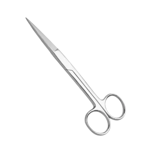TESOURA CIRURGICA 15CM RETA FINA-FINA - 6B INVERT