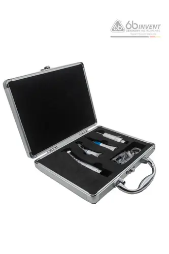 KIT ACADEMICO 4 PECAS S/LED ALTA ROTACAO PRATA PUSH BUTTOM  - 6B INVENT