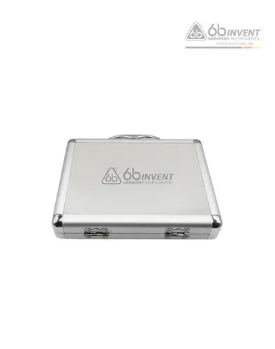 KIT ACADEMICO 4 PECAS S/LED ALTA ROTACAO PRATA PUSH BUTTOM  - 6B INVENT