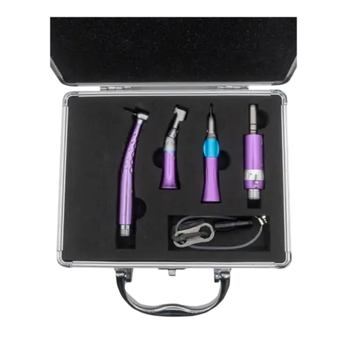 KIT ACADEMICO 4 PECAS S/LED ALTA ROTACAO PUSH BUTTOM ROSA  - 6B INVENT