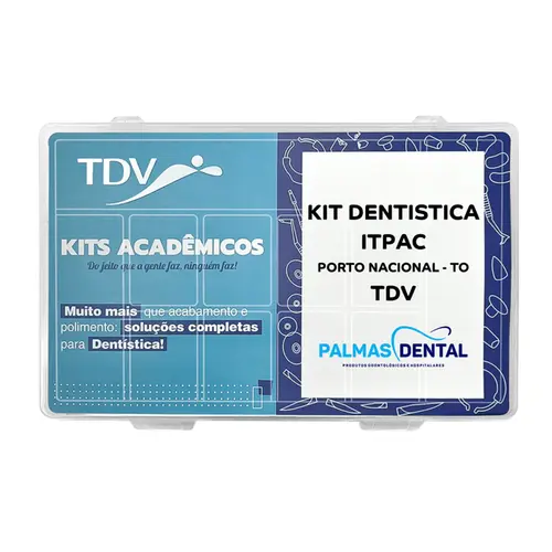 KIT DENTISTICA ITPAC - PORTO NACIONAL/TO - TDV