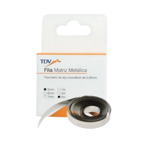 FITA BANDA MATRIZ METALICA - 1RL 5X0.05X5M TDV