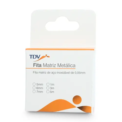 FITA BANDA MATRIZ METALICA - 1RL 5X0.05X5M TDV