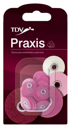 PRAXIS REFIL 1/2 - 30 DISCOS DE LIXA MEDIA - TDV