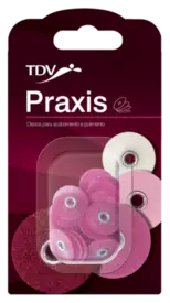 PRAXIS REFIL 1/2 - 30 DISCOS DE LIXA MEDIA - TDV
