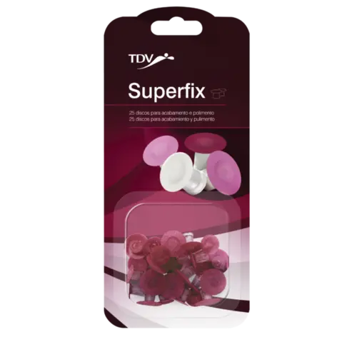 SUPERFIX - 25 DISCOS DE LIXA GROSSA + MANDRIL TDV