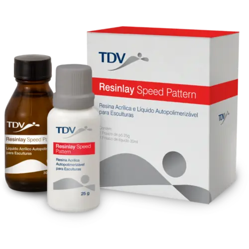 RESINLAY SPEED PATTERN VERMELHO KIT 25G + 30ML - TDV