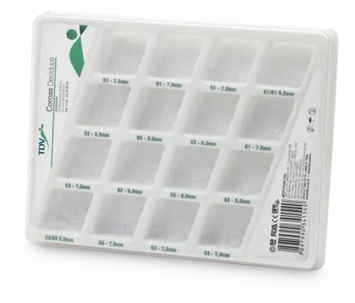 COROA DECIDUO ANTERIOR 54UN - TDV - TDV