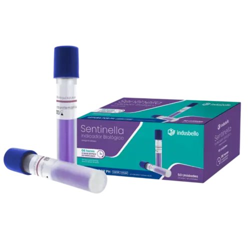 INDICADOR BIOLOGICO IB SENTINELLA PH VAPOR 8H C/10 UN - INDUSBELLO