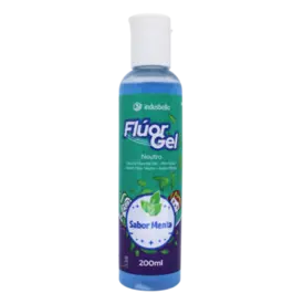 FLUOR GEL NEUTRO 200 ML MENTA AZUL - INDUSBELLO