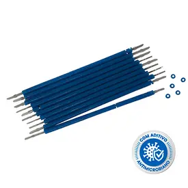 60.03.164 ELASTICO LIGADURA ANTIMICR AZUL PETROLEO