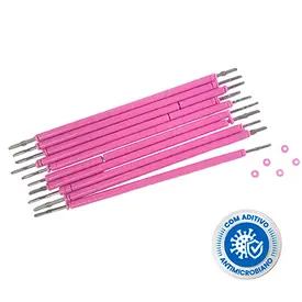 60.03.168 ELASTICO LIGADURA ANTIMICR ROSA CHICLETE