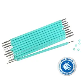 60.03.162 ELASTICO LIGADURA ANTIMICROB AZUL CARIBE