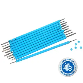 60.03.163 ELASTICO LIGADURA ANTIMICROB AZUL CEU