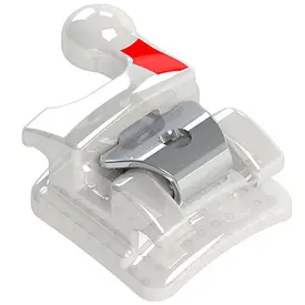 10.12.008 BRAQUETE PRESCRICAO ROTH - CERAMIC SLI .022" - 24. 25 - GANCHO - MORELLI