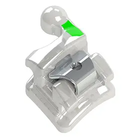 10.12.006 BRAQUETE PRESCRICAO ROTH - CERAMIC SLI .022" - 23 - 9 ANG. - GANCHO - MORELLI