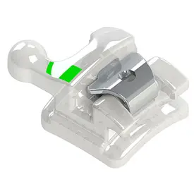 10.12.005 BRAQUETE PRESCRICAO ROTH - CERAMIC SLI .022" - 13 - 9 ANG. - GANCHO - MORELLI