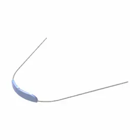 50.40.002 PLACA LABIO-ATIVA SEM GANCHO - AZUL - 1.15MM (.045") - MORELLI