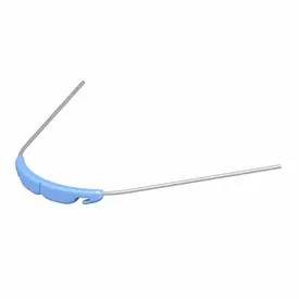 50.50.002 PLACA LABIO-ATIVA COM GANCHO - AZUL - 1.15MM (.045") - MORELLI