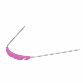 50.50.007 PLACA LABIO-ATIVA COM GANCHO - ROSA - 1.15MM (.045") - MORELLI