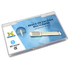 75.03.001 Broca em Zirconia Multilamina para Remocao de Resina - MORELLI