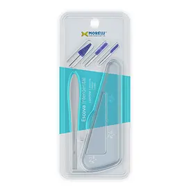 78.01.001 ESCOVA INTERDENTAL BRANCA C/ 3 ESCOVAS,
