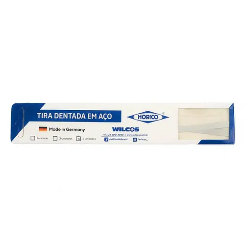 TIRA DE ACO DENTADA 6MM HORICO C/3 UND. - WILCOS