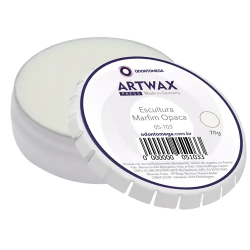 CERA ESCULTURA ARTWAX  MARFIM OPACA LATA 70G MEGA