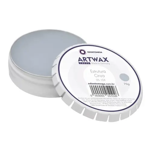 CERA ARTWAX PRESS CINZA OPACA 70G - ODONTOMEGA