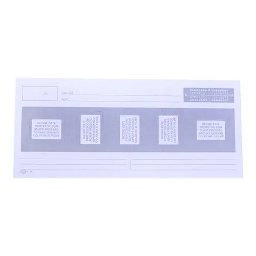 CARTELA RX 5 FUROS C/50 UNID - SE COMERCIAL