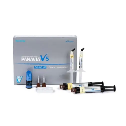 KIT COLOR CIMENTO RESINOSO PANAVIA V5 - CLEAR E UNIVERSAL - KURARAY