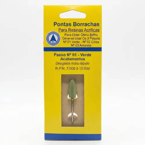 BORRACHA MONT. ABRAS. P. RES. ACRILICA COR VERDE - CROMOX