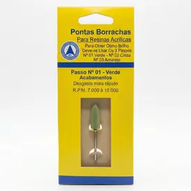 BORRACHA MONT. ABRAS. P. RES. ACRILICA COR VERDE - CROMOX