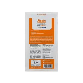 LUVA CIRURGICA LATEX C/PO MEDIX TAM 8.5 PAR