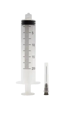 SERINGA 20ML C/AG LUER LOCK 25X0.70(22G 1)UN MEDIX